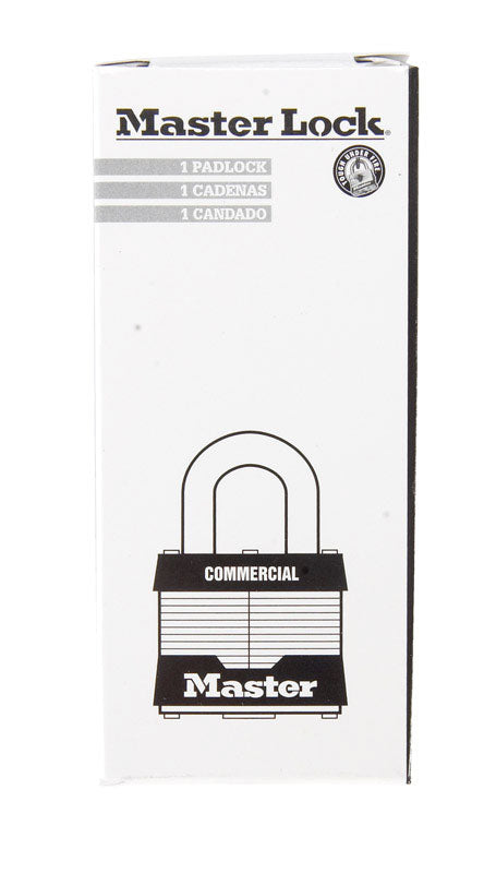 MASTERLOCK - Master Lock 1-5/16 in. H X 1 in. W X 1-3/4 in. L Steel Double Locking Padlock Keyed Alike - Case of 6 [1KARANLJ]