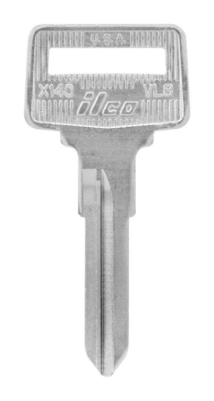 HILLMAN - HILLMAN Traditional Key Automotive Key Blank VL-10 Double For Volvo - Case of 10