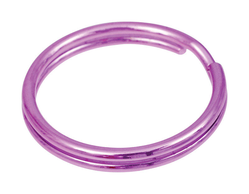 HILLMAN - Hillman 1 in. D Metal Assorted Split Rings/Cable Rings Key Ring - Case of 5