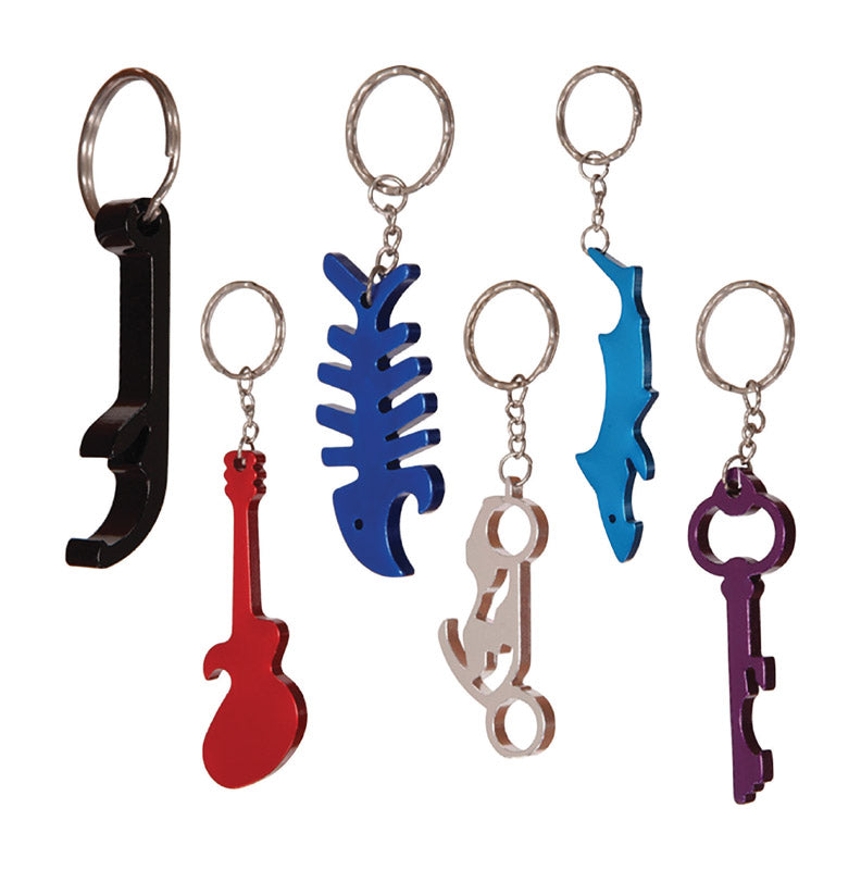 HILLMAN - Hillman 1 in. D Steel Assorted Bottle Opener Keychain - Case of 36
