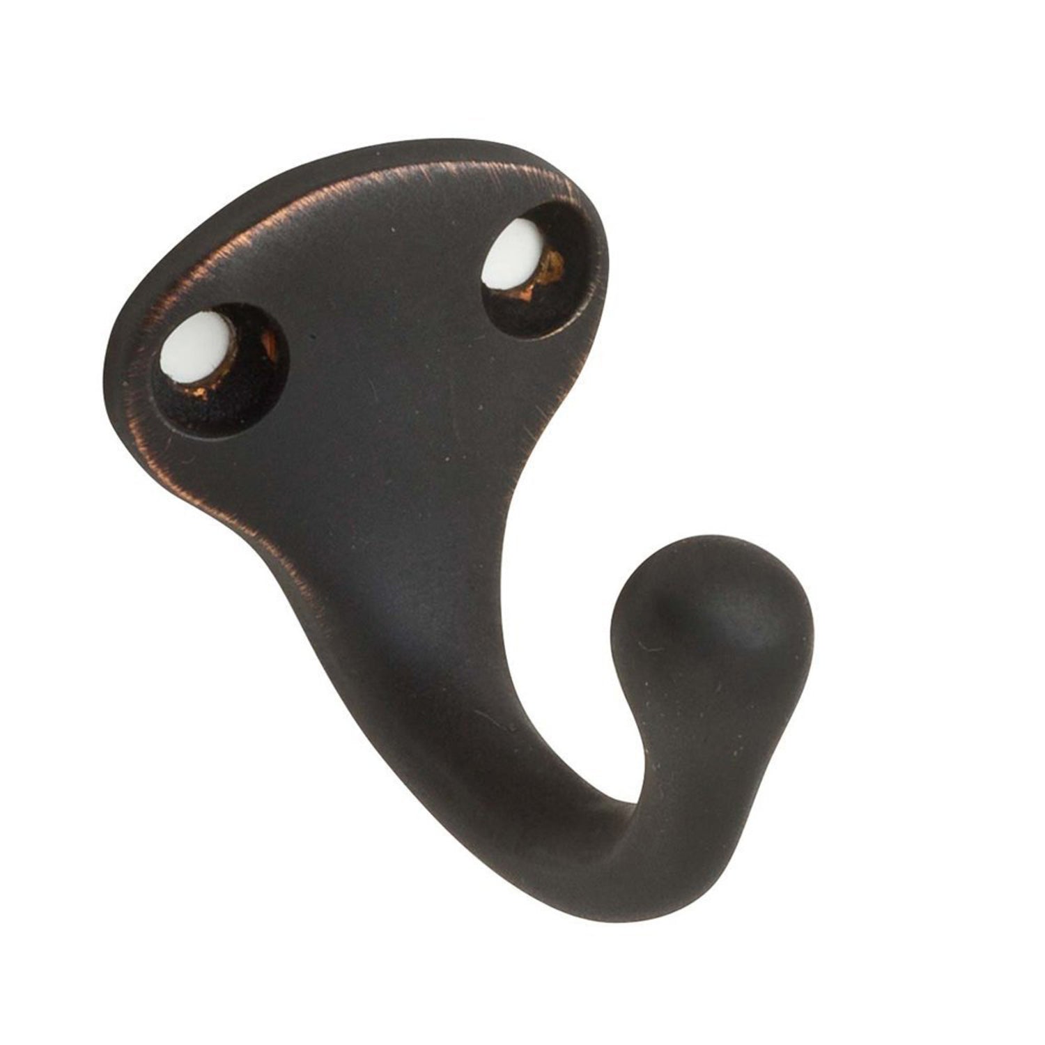 Ives Small Aged Bronze Aluminum 1-1/4 in. L Garment Hook 35 lb 1 pk - Case of 20