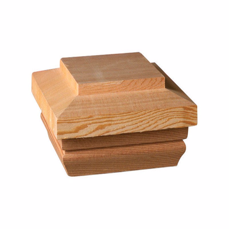 DECKORATORS - Deckorators 2.25 in. H X 4 in. W Wood Post Cap - Case of 12