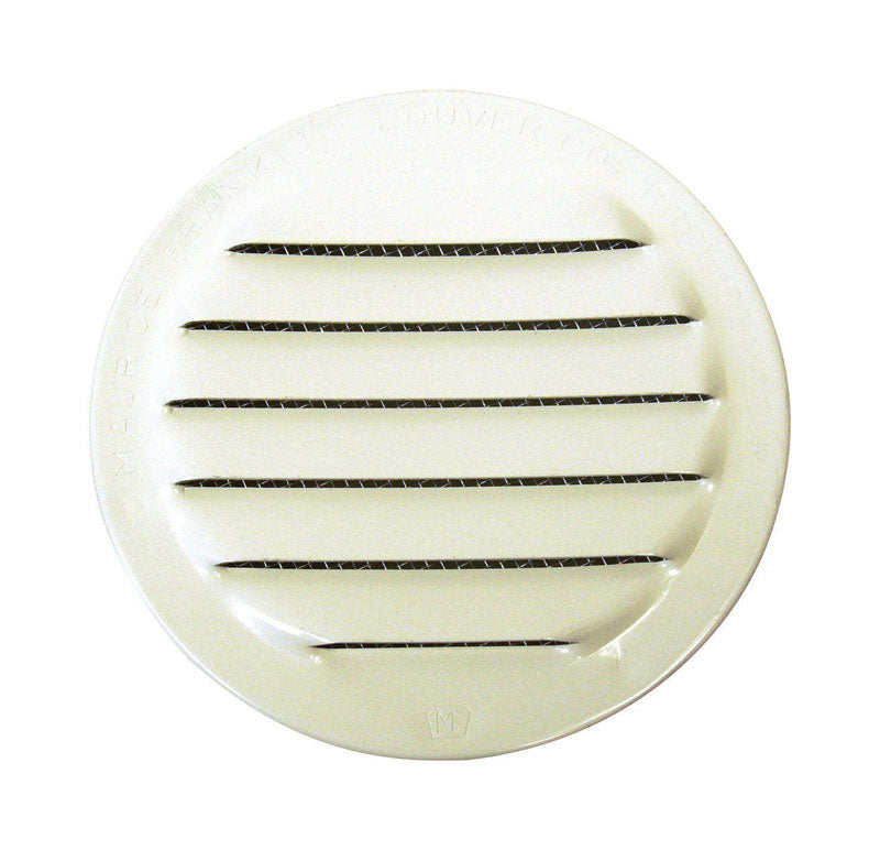 MAURICE FRANKLIN LOU - Maurice Franklin Louver 1 in. W X 1 in. L Gloss White Aluminum Mini Louver