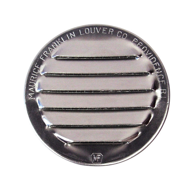 MAURICE FRANKLIN LOUVER - Maurice Franklin Louver 2.5 in. W X 2.5 in. L Bright Silver Aluminum Mini Louver
