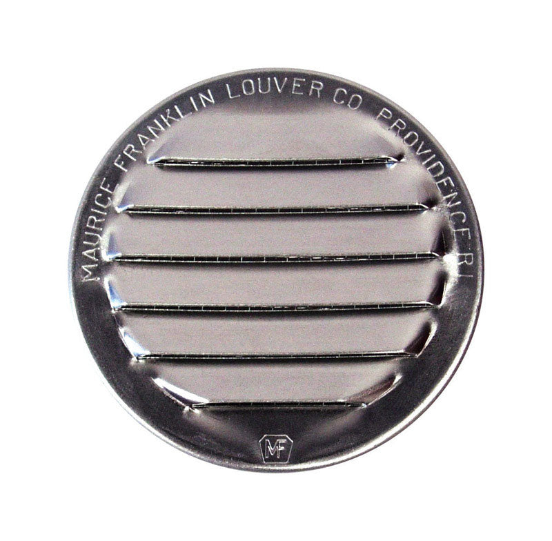 MAURICE FRANKLIN LOUVER - Maurice Franklin Louver 1.5 in. W X 1.5 in. L Bright Silver Aluminum Mini Louver