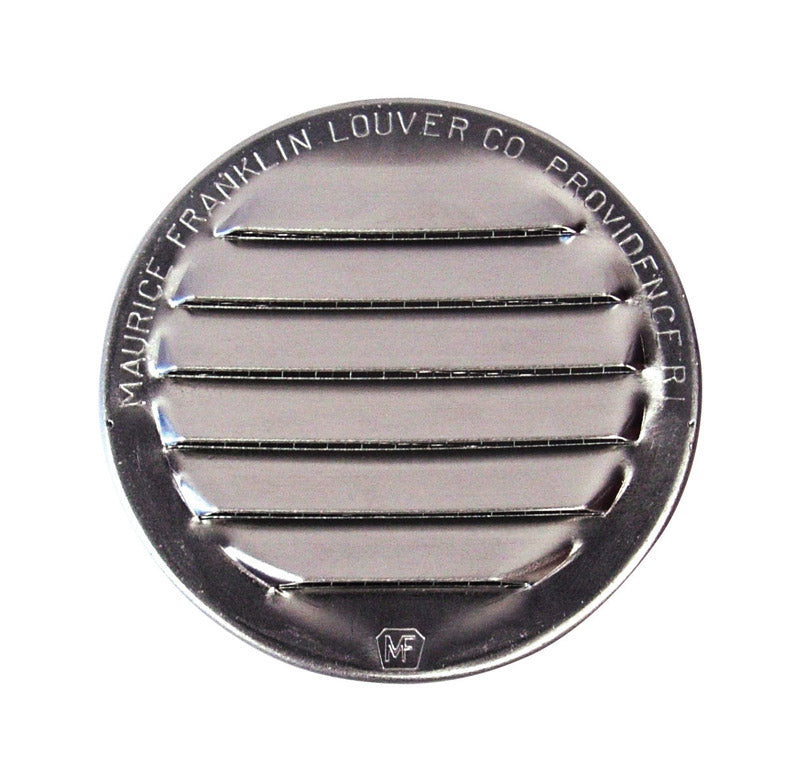 MAURICE FRANKLIN LOUVER - Maurice Franklin Louver 3 in. W X 3 in. L Bright Silver Aluminum Mini Louver