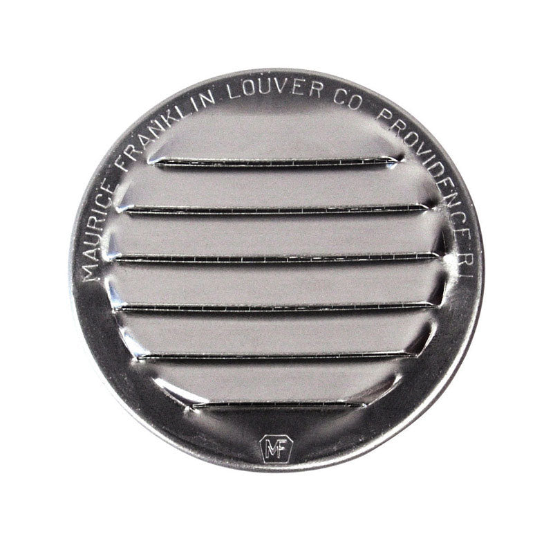 MAURICE FRANKLIN LOUVER - Maurice Franklin Louver 1 in. W X 1 in. L Bright Silver Aluminum Mini Louver