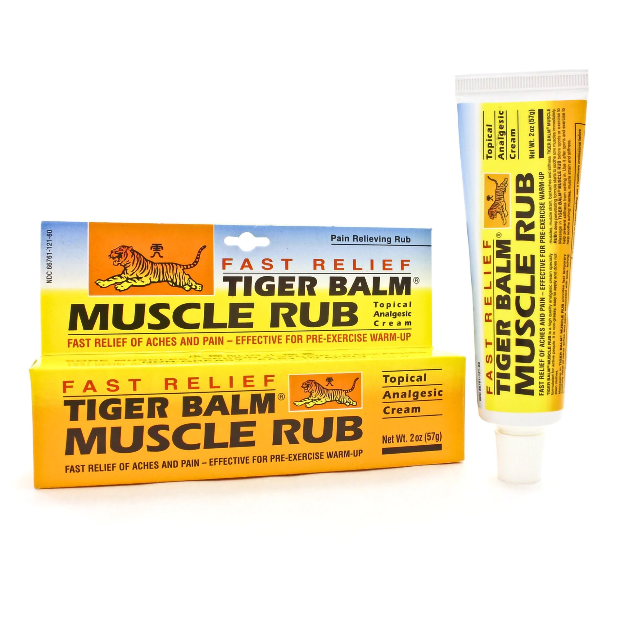 Prince of Peace Enterprises - Topical Pain Relief Tiger Balm® Active Muscle Rub 15% - 5% - 3% Strength Camphor / Menthol / Methyl Salicylate Ointment 2 oz. [1/EA]