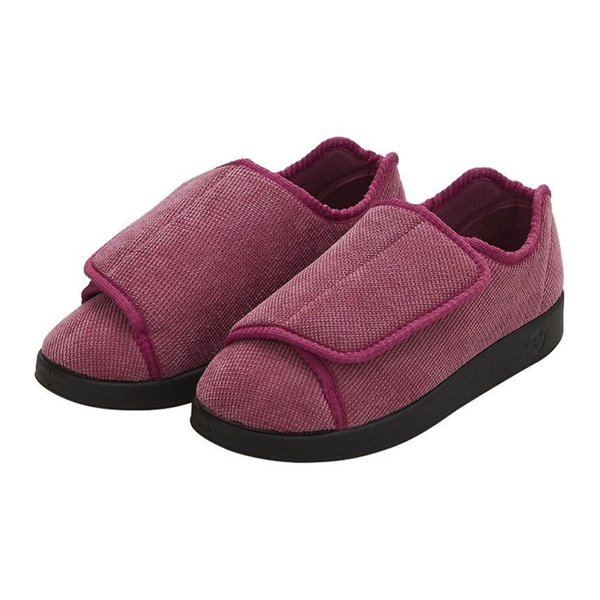 Silverts Adaptive LLC - Slippers Silverts® Female Adult Size 10 / 2X-Wide Hard Sole Single Patient Use Dusty Rose [1/PR]