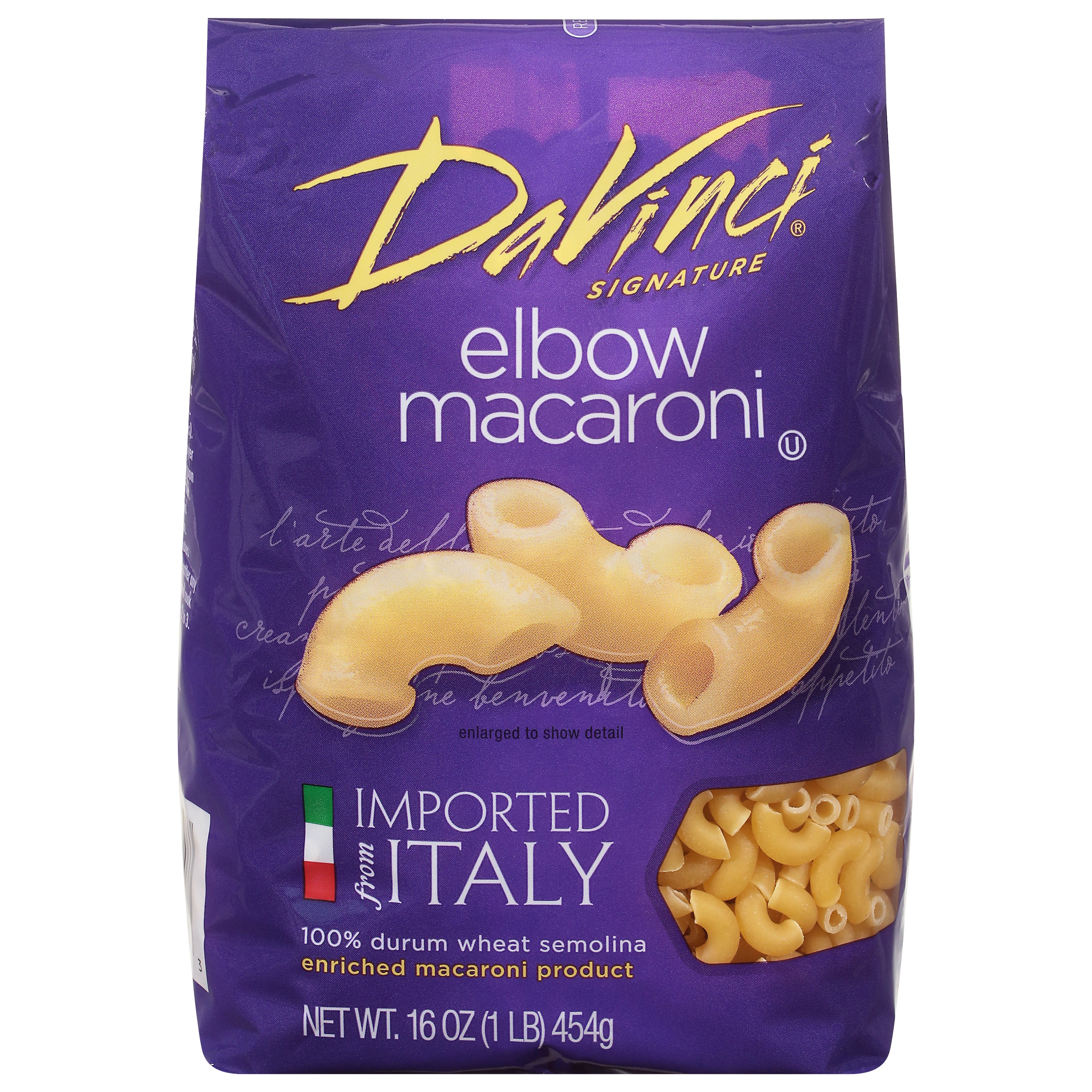 DaVinci Signature Elbow Macaroni 16 oz - Case of 12