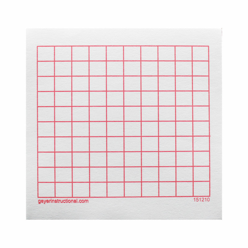 GEYER INSTRUCTIONAL - Graphing 3M Post-it® Notes,10 x 10 Grid, 4 Pads