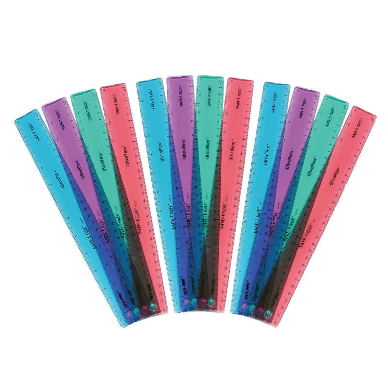 LEARNING RESOURCES - UltraFlex® SAFE-T® Ruler, Pack of 12