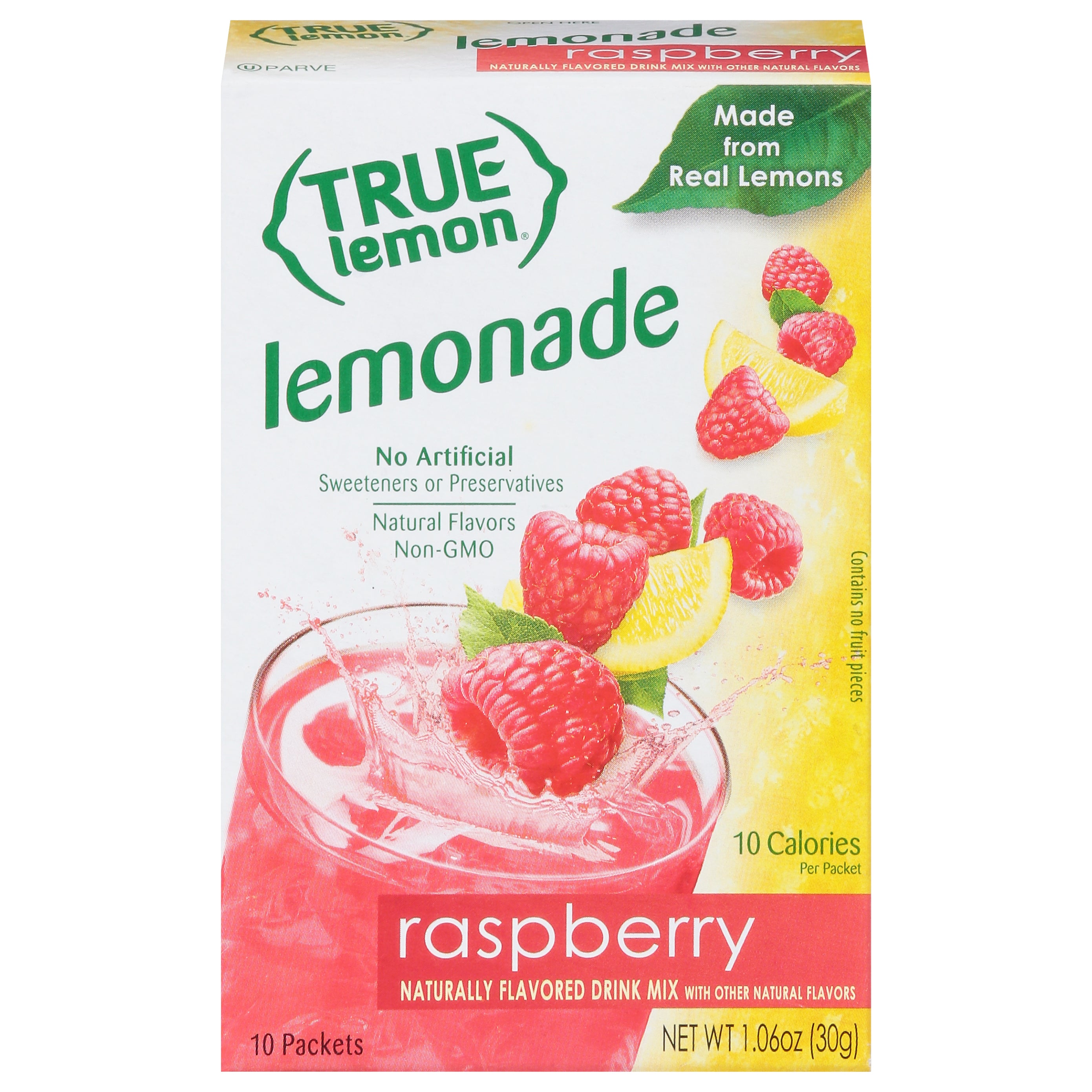 True Lemon Lemonade Raspberry Drink Mix 10 ea - Case of 12