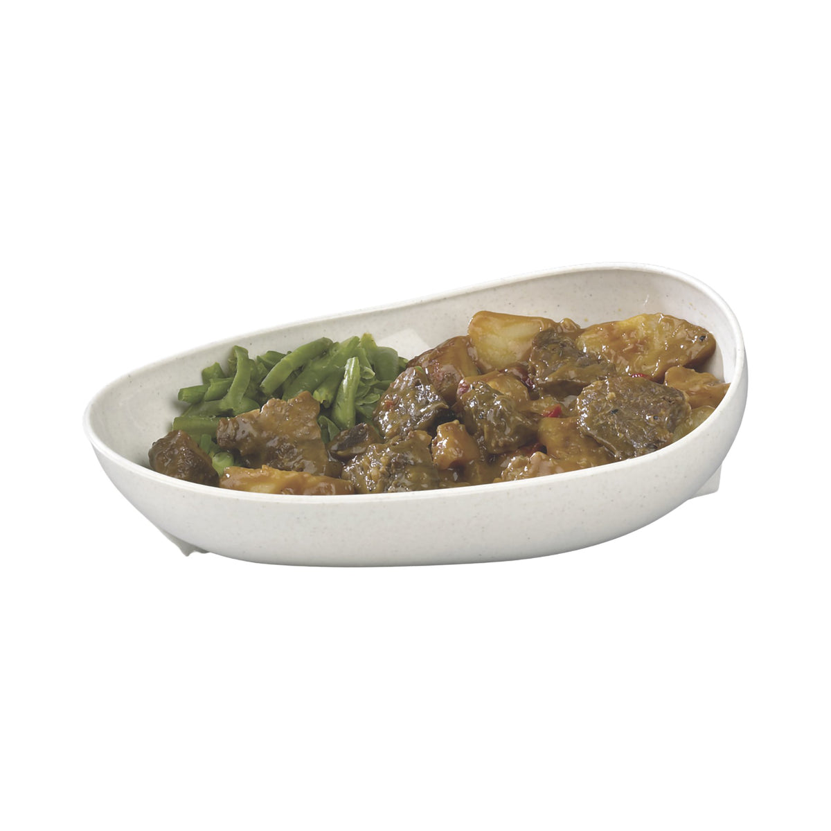 Maddak - Scoop Dish Skidtrol Sandstone Reusable 6 Inch Diameter [1/EA]