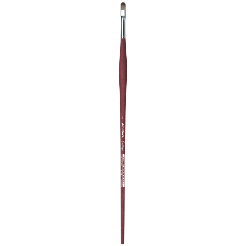 COLLEGE Student Brush, Synthetic, Acrylic & Oil, Filbert, Series 8750, Size 6