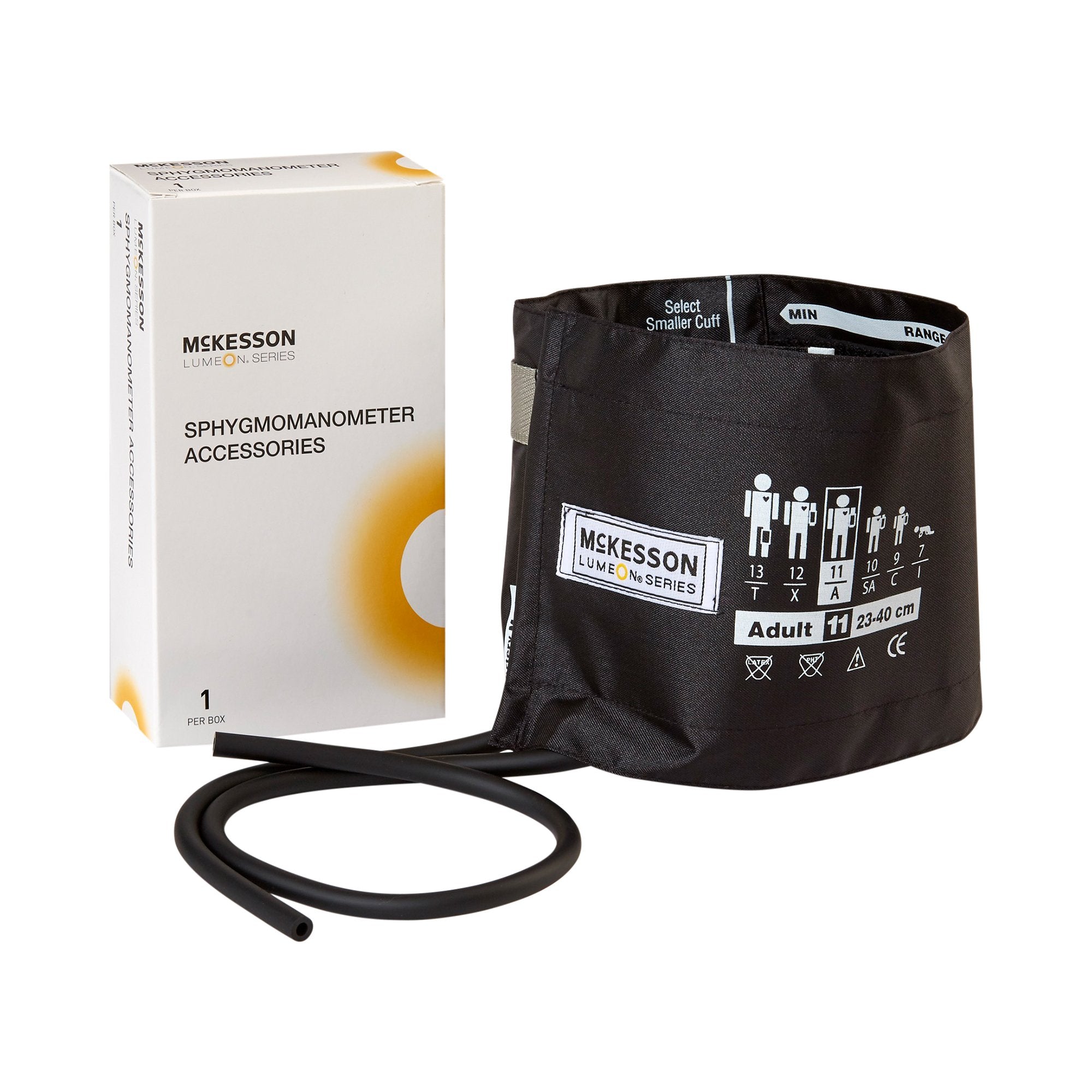 McKesson Brand - Reusable Blood Pressure Cuff McKesson LUMEON™ 23 to 40 cm Arm Nylon Cuff Adult Cuff [1/BX]
