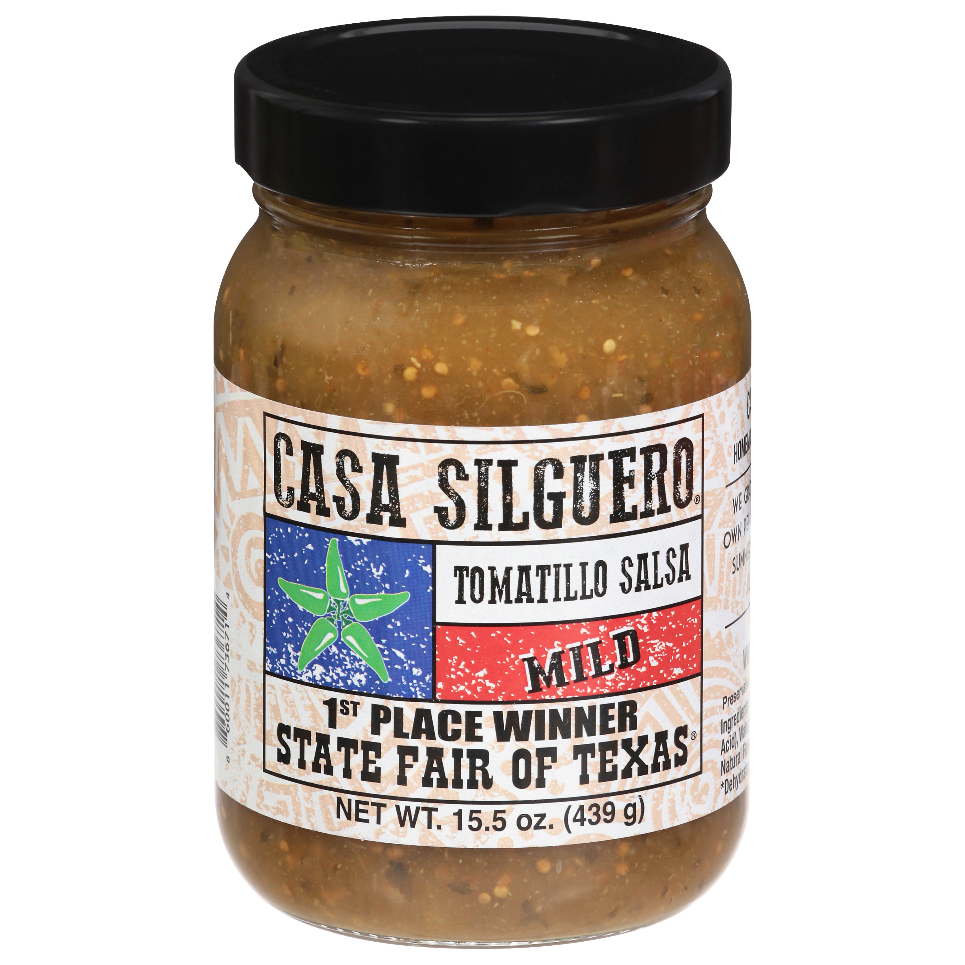 Casa Silguero Mild Tomatillo Salsa 15.5 oz - Case of 12