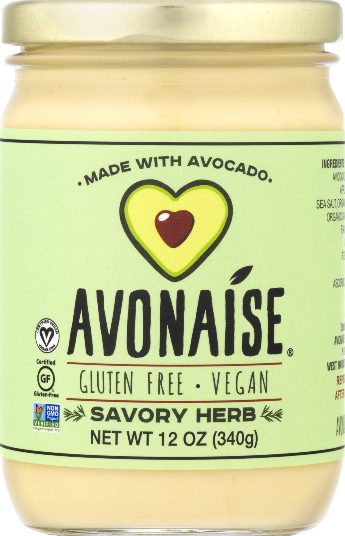Avonaise Savory Herb Avocado Spread 12 oz - Case of 6