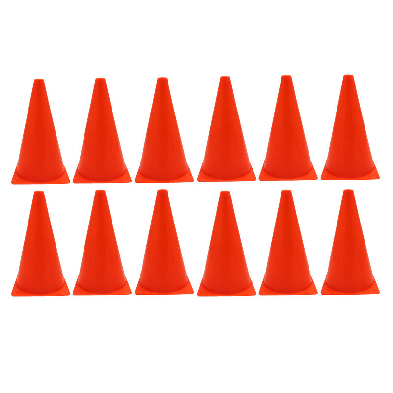 MARTIN SPORTS - Safety Cone, 9" High With Base, Orange, Pack of 12