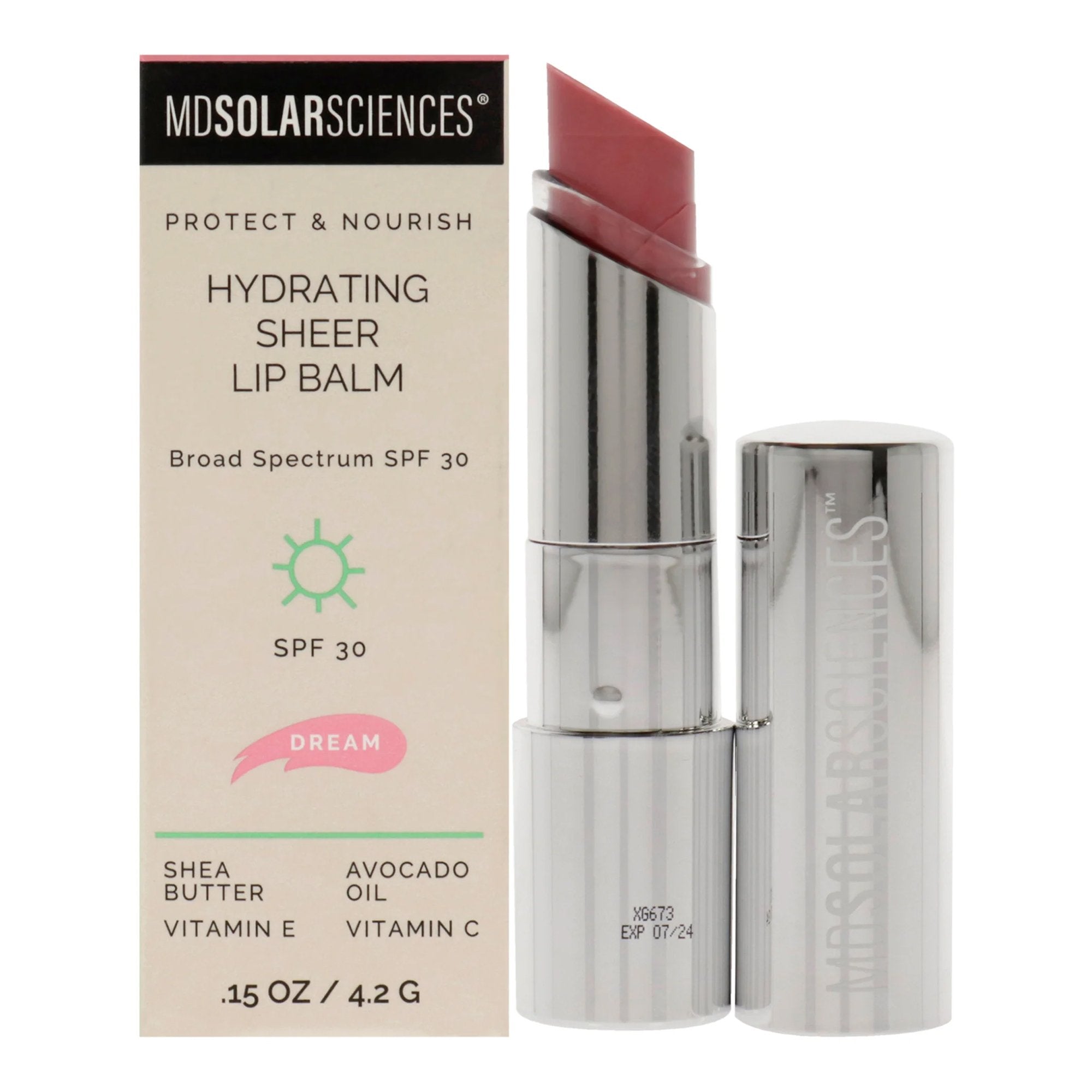 MDSolarSciences - Tinted Lip Balm with Sunscreen MDSolarsciences™ Hydrating Sheer SPF 30 0.15 oz. Tube [6/PK] (1230954_PK)