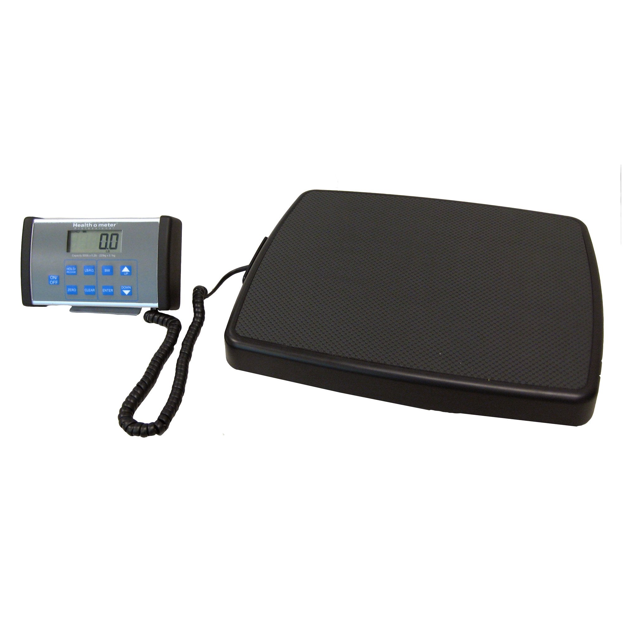Health O Meter - Floor Scale Health O Meter® LCD Display 660 lbs. / 300 kg Capacity Black AC Adapter / Battery Operated [1/EA]