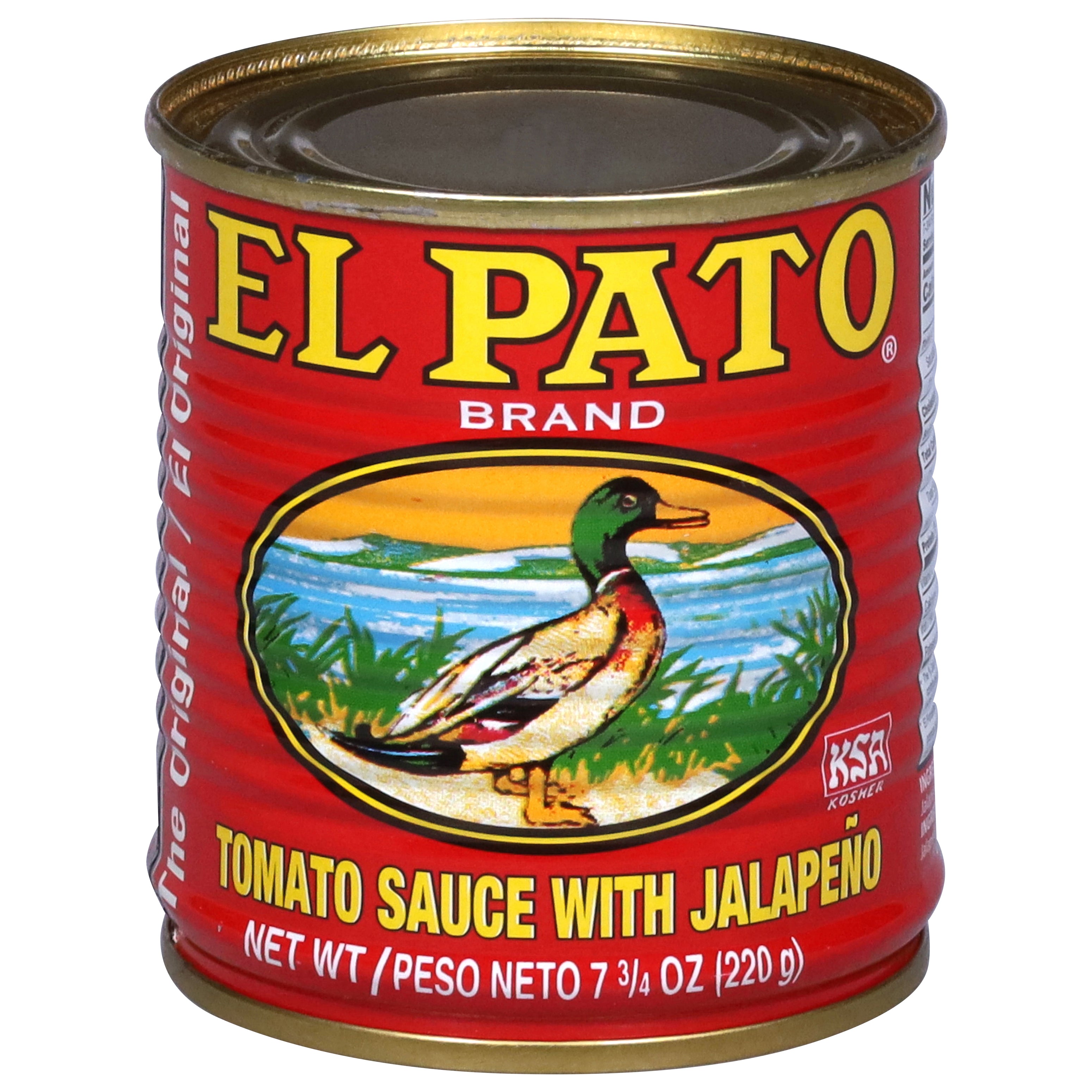 El Pato Tomato Sauce with Jalapeno 7.75 oz - Case of 24