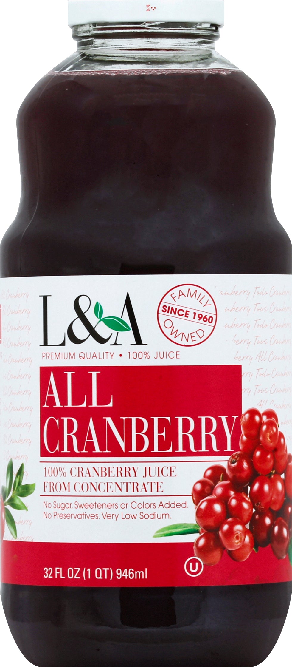 L&A JUICE COMPANY, INC. 32 32 oz - Case of 6