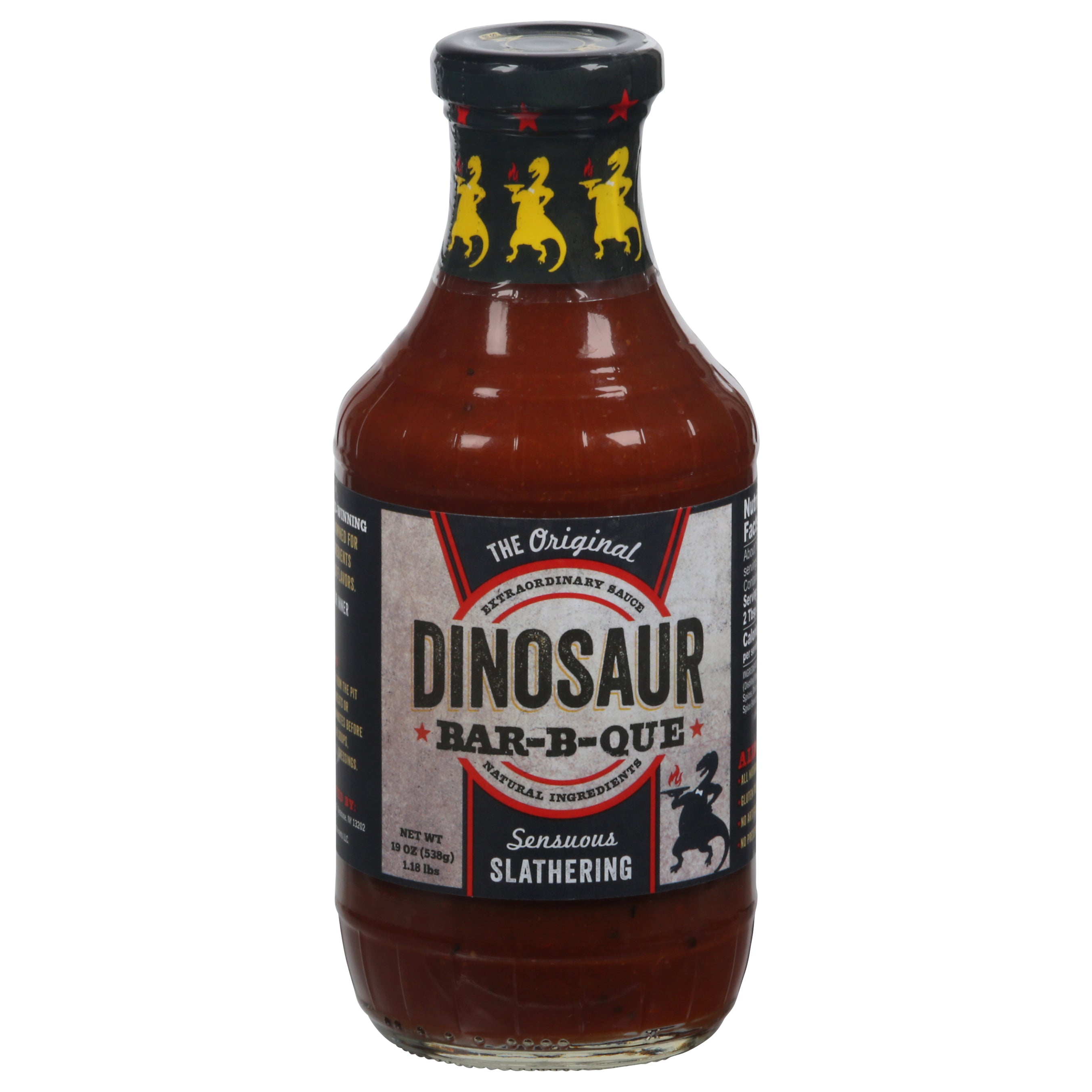 Dinosaur Bar-B-Que Sensuous Slathering Sauce 19 oz - Case of 6