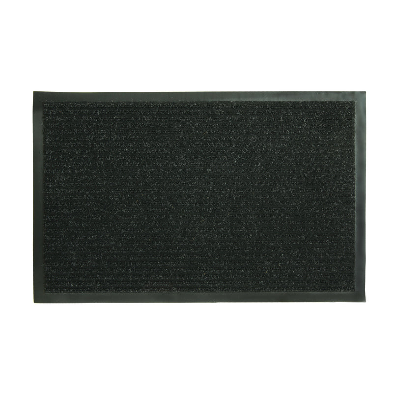 SPORTS LICENSING SOLUTIONS - Sports Licensing Solutions 28 in. L X 18 in. W Black Ribbed Polypropylene Door Mat