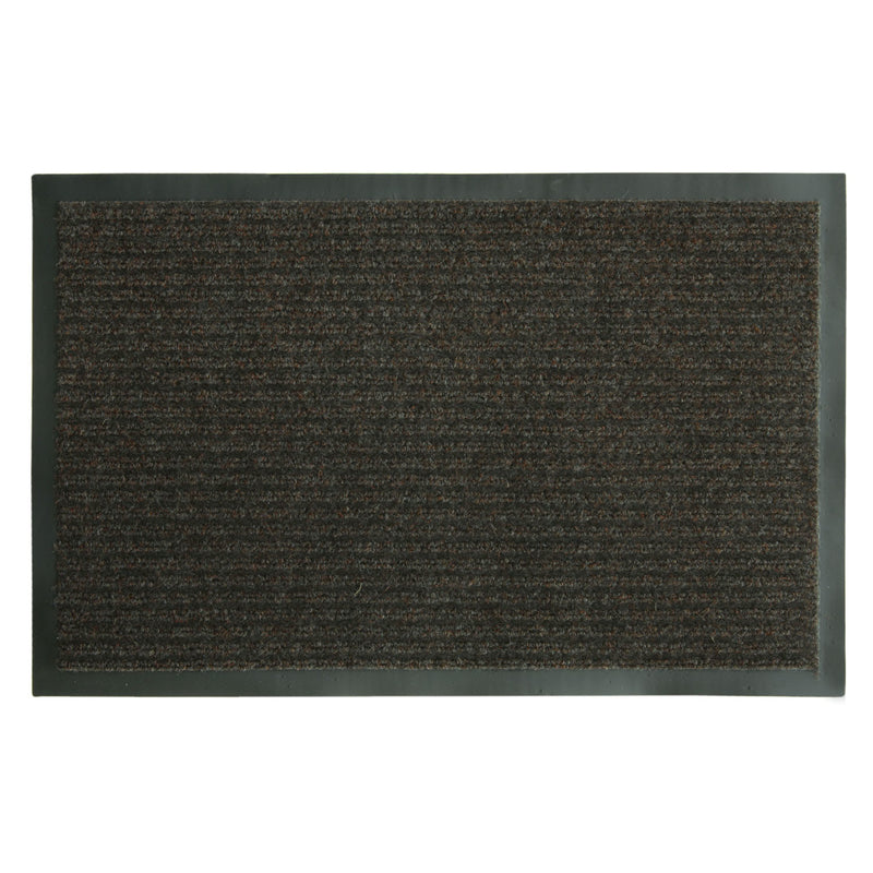 SPORTS LICENSING SOLUTIONS - Sports Licensing Solutions 28 in. L X 18 in. W Brown Ribbed Polypropylene Door Mat