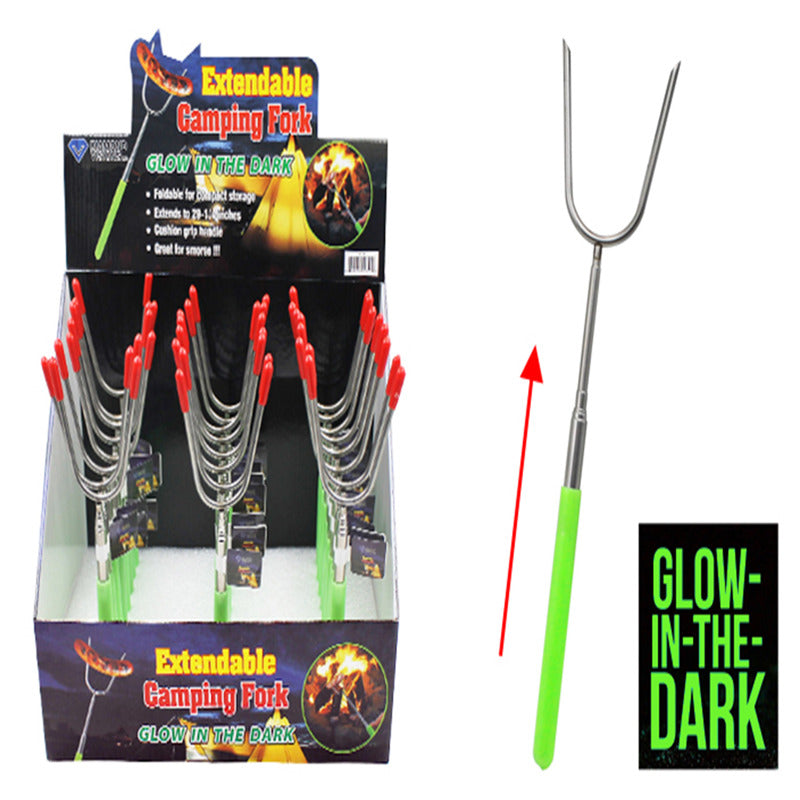 DIAMOND VISIONS - Diamond Visions Glow in the Dark Extendable Camping Fork 1 pk - Case of 24