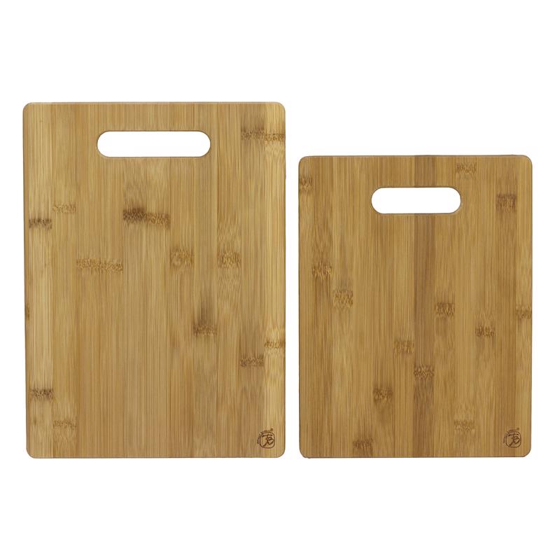 TOTALLY BAMBOO - Totally Bamboo 13 in. L X 9.5 in. W X 0.38 in. Bamboo Cutting Board Set 2 pc - Case of 6