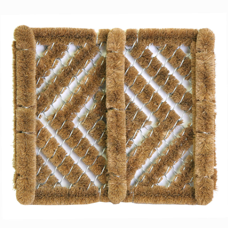 SPORTS LICENSING SOLUTIONS - Sports Licensing Solutions 14 in. L X 12 in. W Brown Adirondack Coir Boot/Shoe Scraper