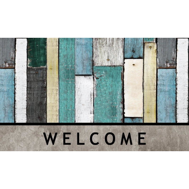 SPORTS LICENSING SOLUTIONS - Sports Licensing Solutions 30 in. L X 18 in. W Multicolored Plank Rubber Floor Mat