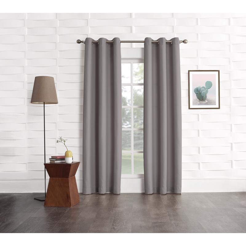 NO918 - No918 Webster Gray Curtain 80 in. W