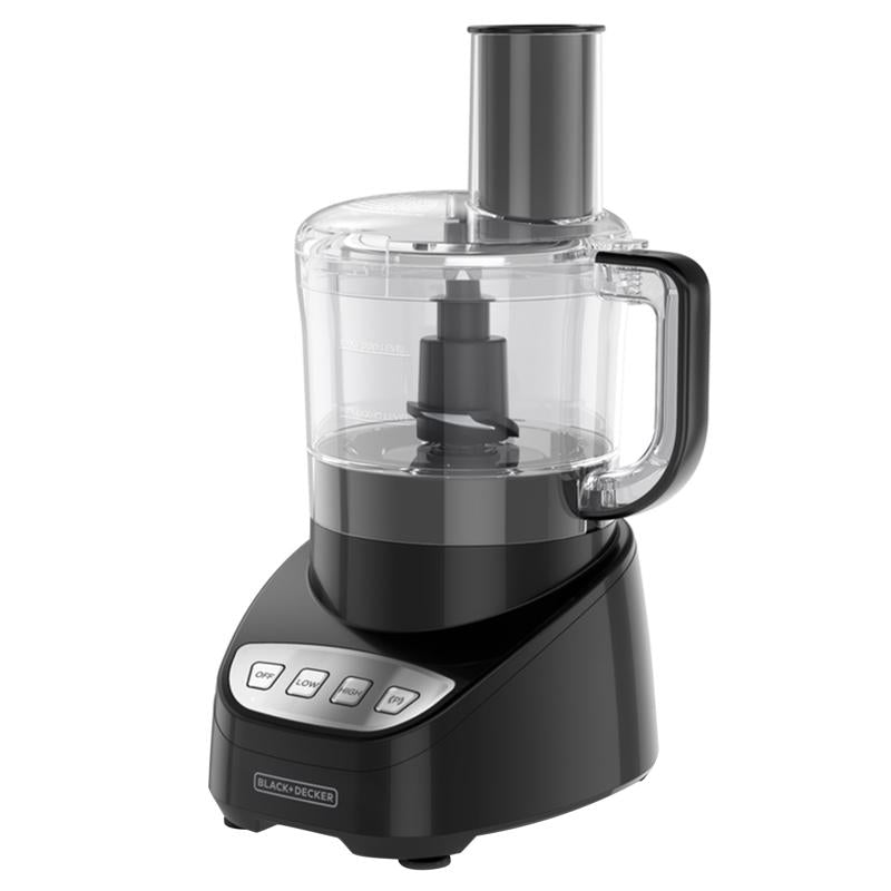 BLACK+DECKER - Black+Decker Black 8 cups Food Processor 450 W