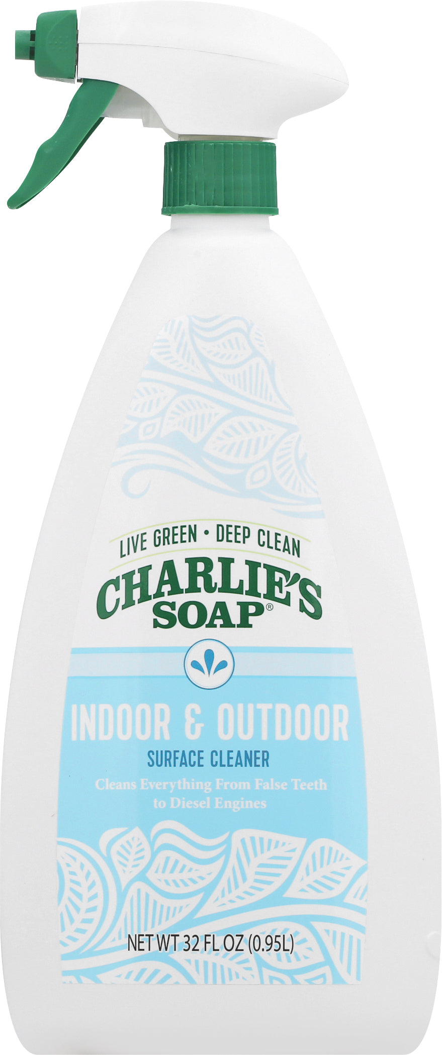 Charlies Soap Indoor & Outdoor Surface Cleaner 32 oz - Case of 6