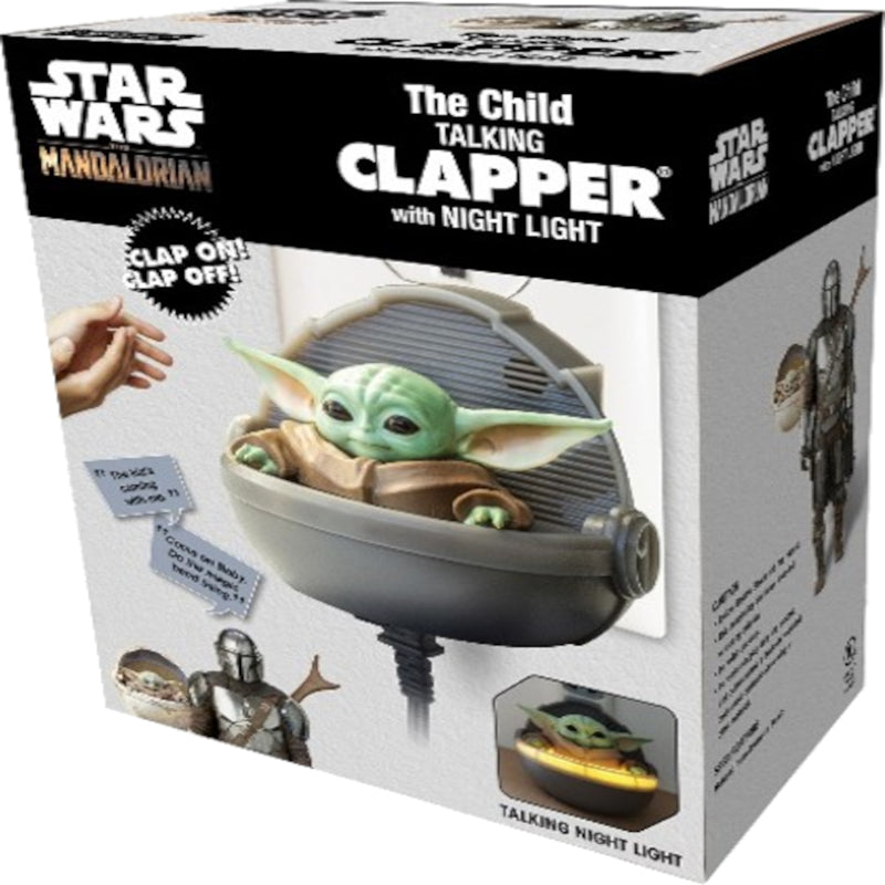CLAPPER - Clapper Star Wars The Child ('The Mandalorian') Talking Clapper with Night Light Plastic 1 pk