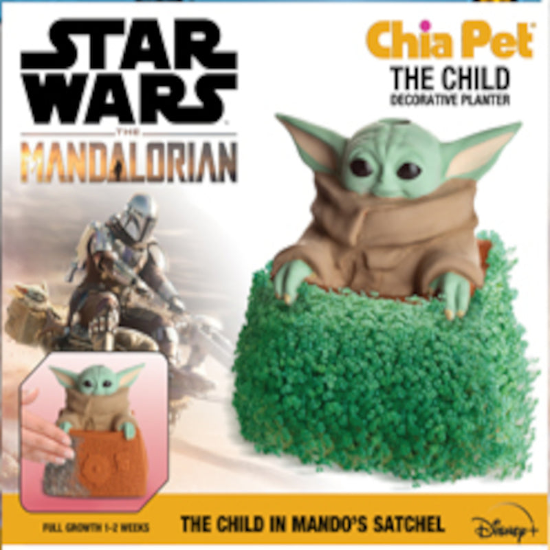 CHIA PET - Chia Pet Star Wars Child Mandalorian Decorative Planter Clay 1 pk