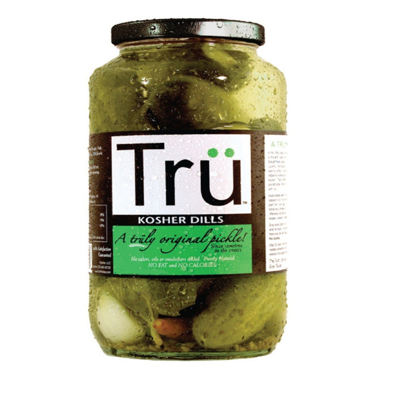 TRU PICKLES - Tru Pickles Original Kosher Dill Pickles 24 oz Jar - Case of 6