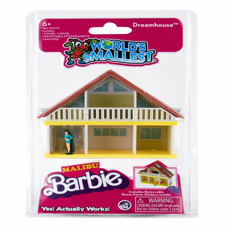WORLD'S SMALLEST - World's Smallest Dreamhouse Malibu Barbie Multicolored 7 pc