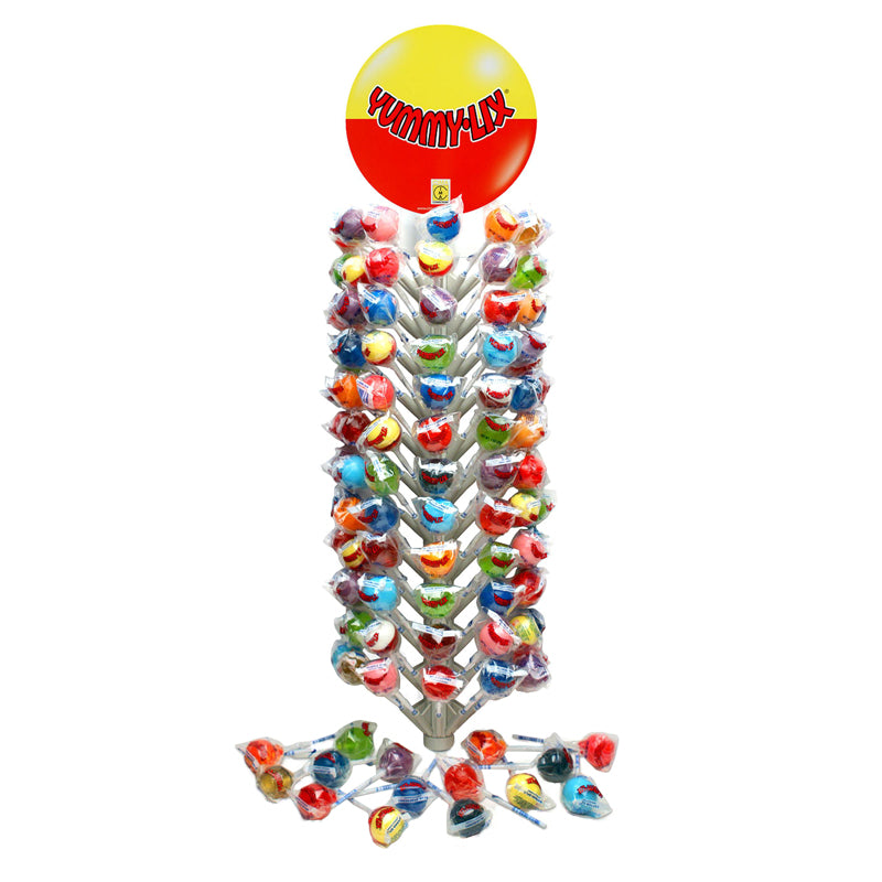 YUMMY LIX - Yummy Lix Assortment Lollipop Display