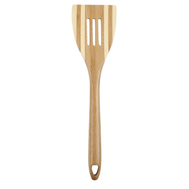 CORE KITCHEN - Core Kitchen Pro Chef Beige Bamboo Slotted Spatula L-12.01 W-3.15 H-0.59
