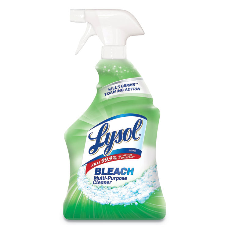 LYSOL Brand - Multi-Purpose Cleaner with Bleach, 32 oz Spray Bottle, 12/Carton
