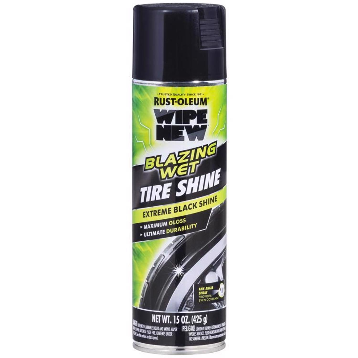 Rust-Oleum Wipe New As Seen on TV Tire Shine 15 oz - Case of 6