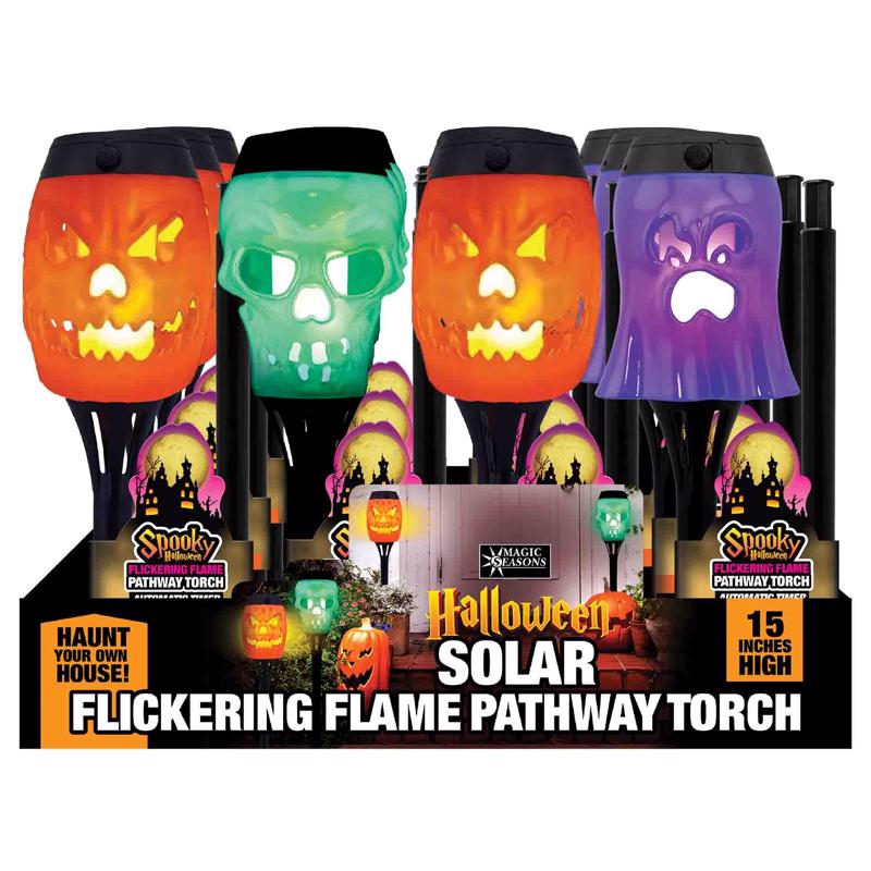 SHAWSHANK LEDZ - Shawshank LEDz Magic Seasons 15 in. Spooky Solar Pathway Decor - Case of 12