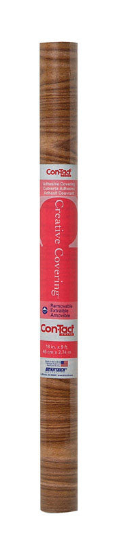 CONTACT - Con-Tact Creative Covering 9 ft. L X 18 in. W Light Oak Wood Grain Shelf Liner - Case of 12