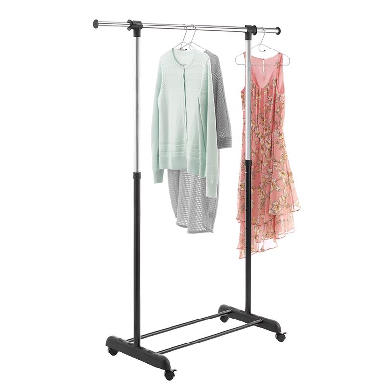WHITMOR - Whitmor 64.5 in. H X 17.3 in. W X 47.62 in. L Metal Garment Rack