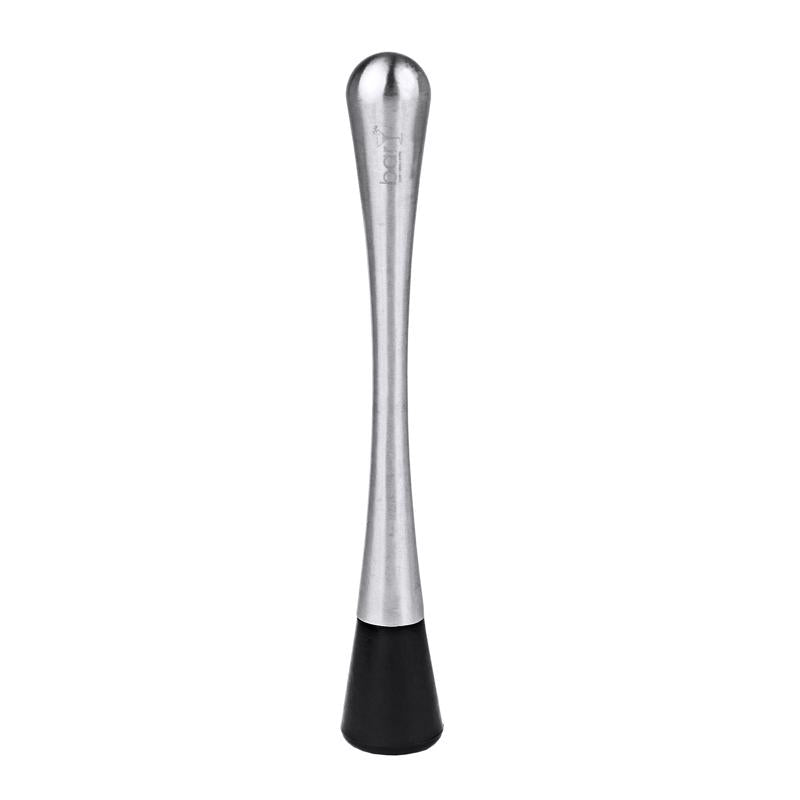 BARY3 - BarY3 Black/Silver Stainless Steel Muddler