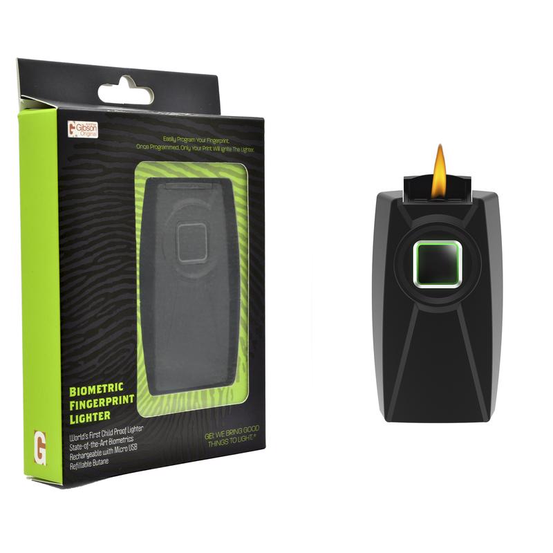GEI - GEI Black Biometric Fingerprint Pocket Lighter 1 pk